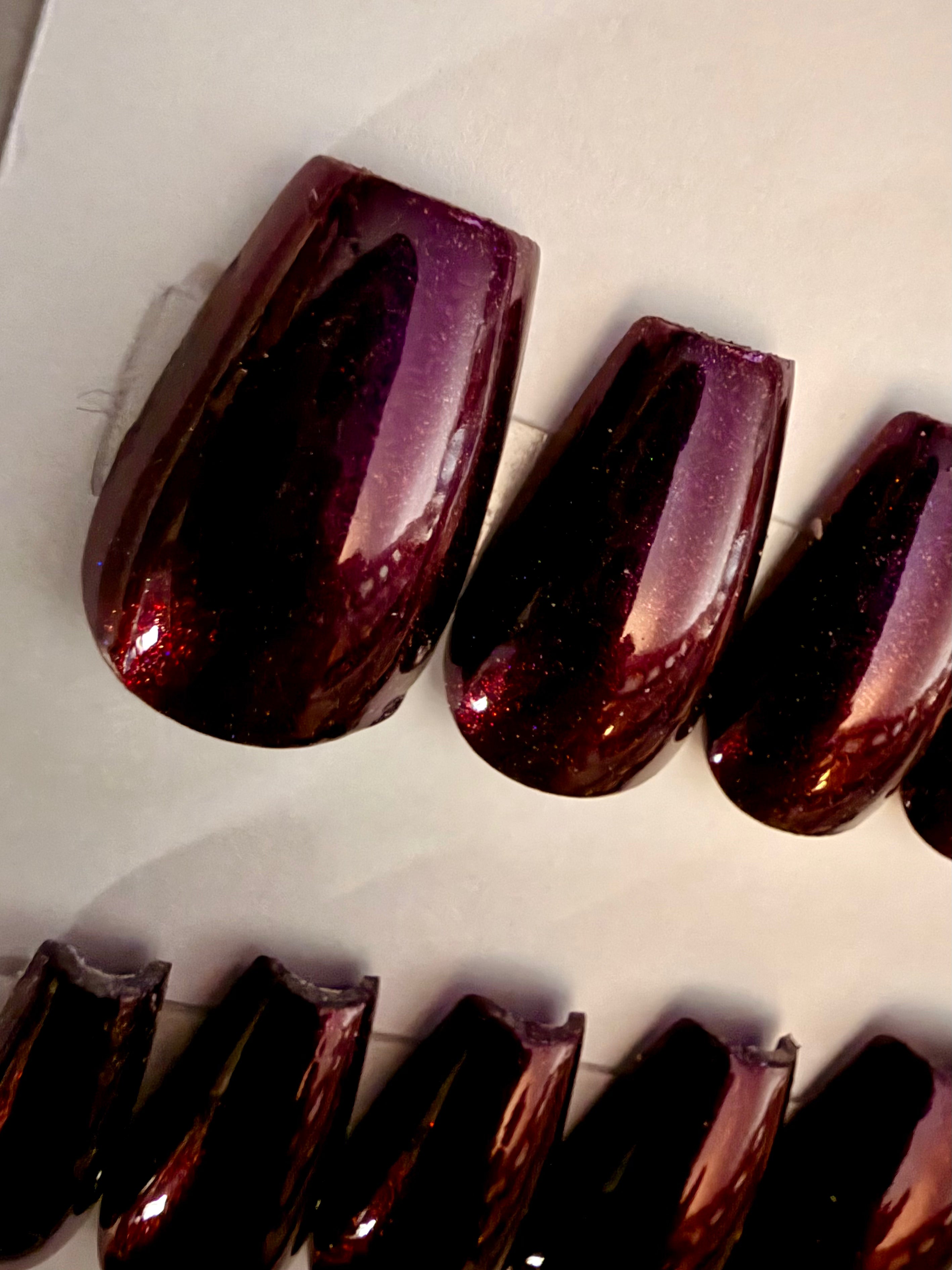 Custom Hand Painted Nail Tips