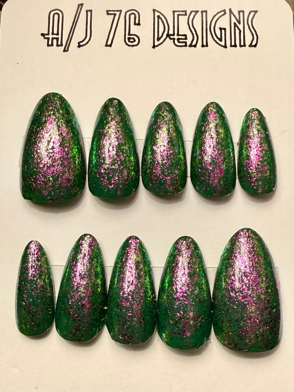 Custom Hand Painted Nail Tips