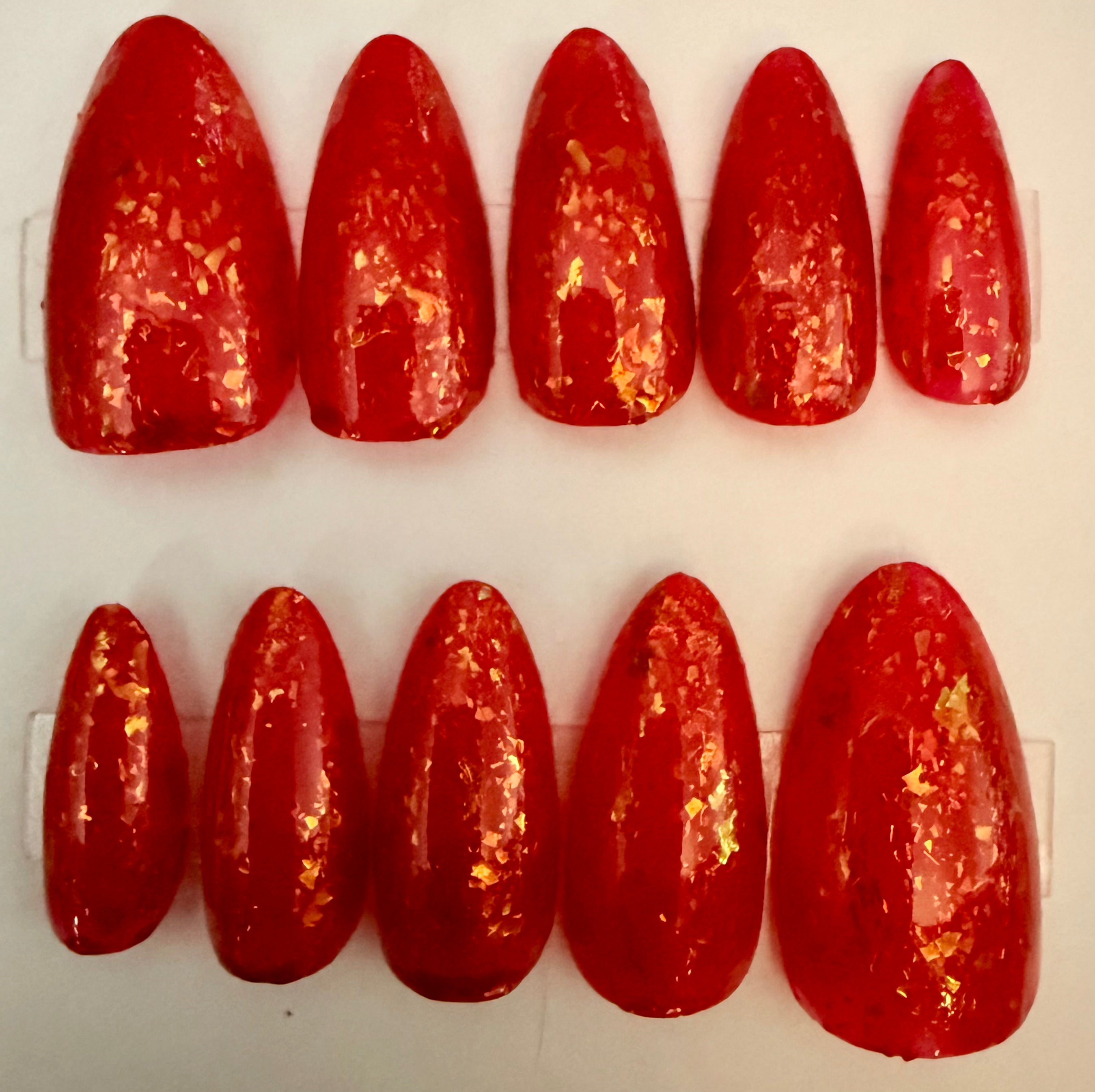 Custom Hand Painted Nail Tips
