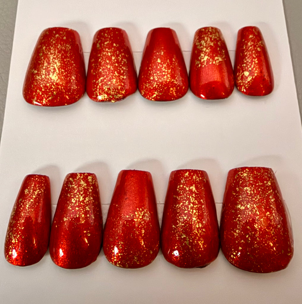 Custom Hand Painted Nail Tips