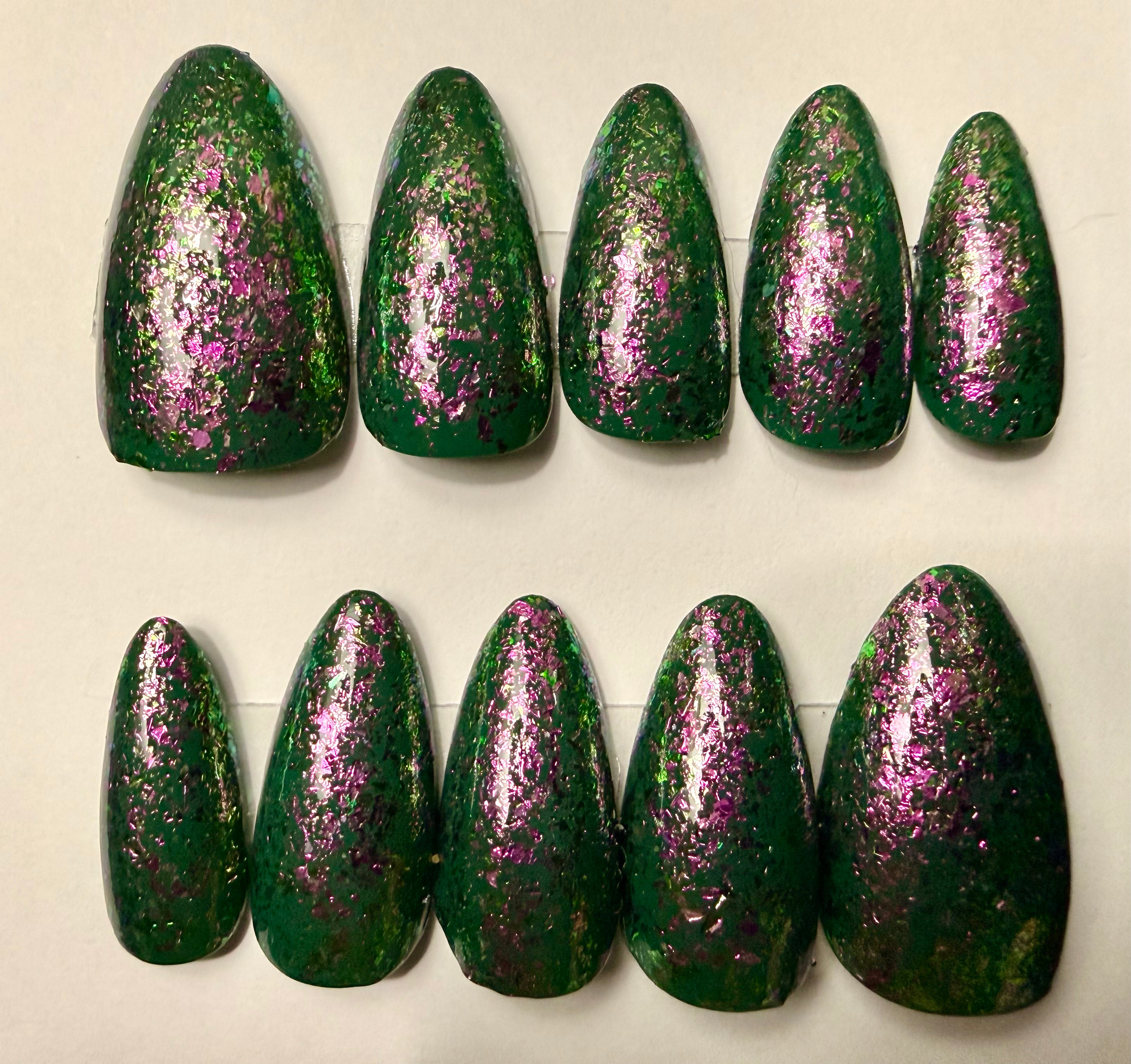 Custom Hand Painted Nail Tips