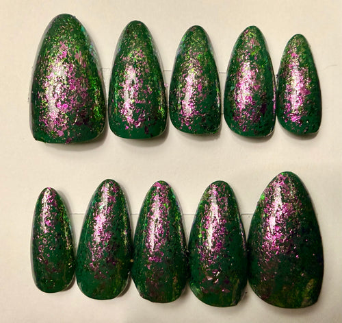 Custom Hand Painted Nail Tips